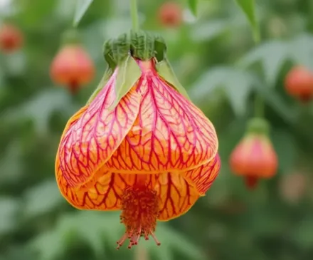 Red Vein Indian Mallow Abutilon striatum / Абутилон смугастий Ред Вейн Індіан Меллоу