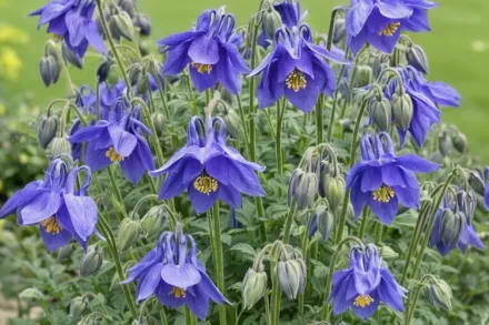 Аквілегія альпійська / Aquilegia alpina