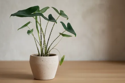 Алоказія зебріна / Alocasia zebrina