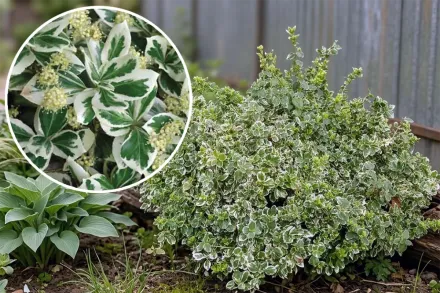 Бруслина Форчуна Емеральд Гаєті / Euonymus fortunei Emerald Gaiety