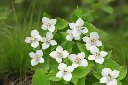 Дерен канадський / Cornus canadensis