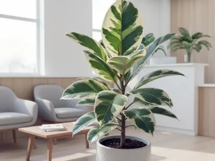 Фікус еластика Шриверіана / Ficus elastica Schrijveriana