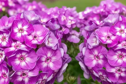 Флокс волотистий Лаура / Phlox paniculata Laura