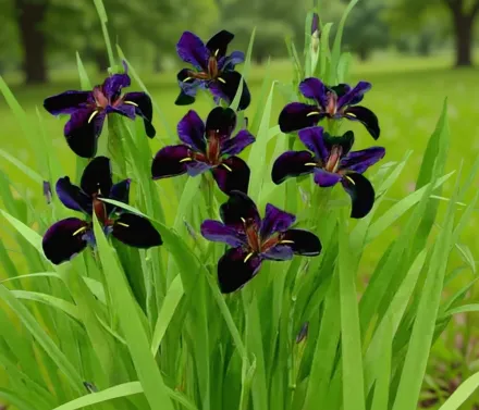 Ірис Блек Геймкок / Iris Black Gamecock