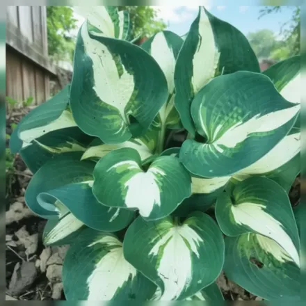 Хоста Халф енд Халф / Hosta Half and Half