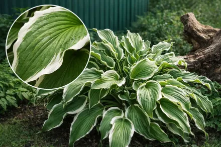 Хоста хвиляста / Hosta crispula
