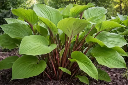 Red Cadet Hosta / Хоста Ред Кадет