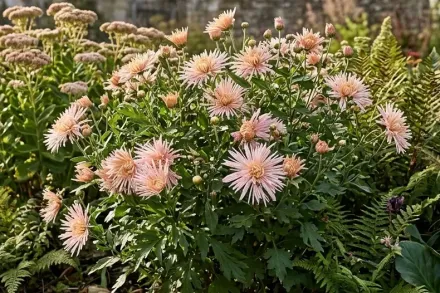 Хризантема корейська  Перлинка / Chrysanthemum koreanum Perlynka