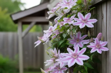 Клематіс Неллі Мозер / Clematis Nelly Moser