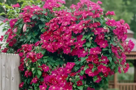 Rouge Cardinal Clematis / Клематіс Руж Кардинал