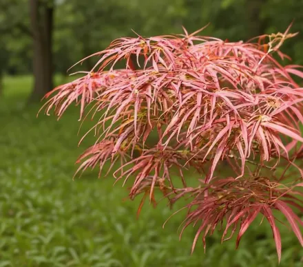 Клен японський Атролінеаре / Acer palmatum Atrolineare