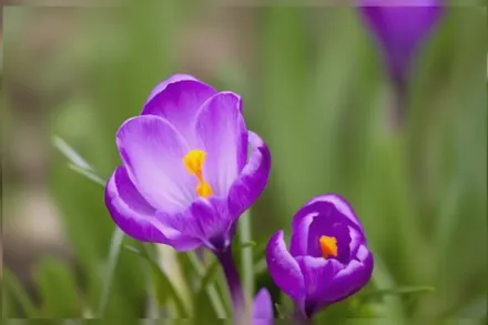 Remembrance Crocus vernus / Крокус весняний Ремембранс