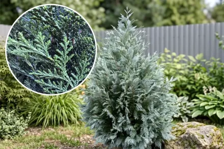 Кипарисовик Лавсона Пембері Блу / Chamaecyparis lawsoniana Pembury Blue