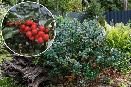 Падуб Мезерва Блу Прінцес / Ilex x meserveae Blue Princess