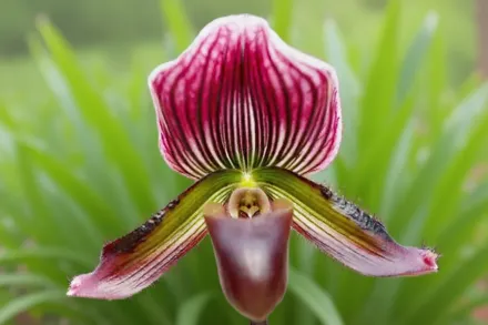 Paphiopedilum barbatum / Пафіопеділум барбатум