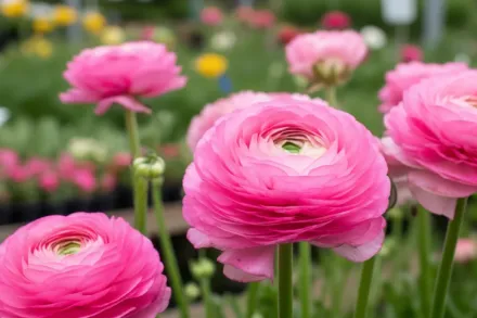 Ранункулюс Клоні Пон-Пон Герміона / Ranunculus asiaticus Cloni Pon-Pon Hermione