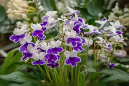 Стрептокарпус Пурпл Панда / Streptocarpus Purple Panda