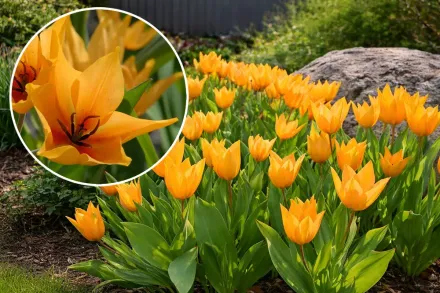 Шогун Тюльпан / Tulipa praestans Shogun