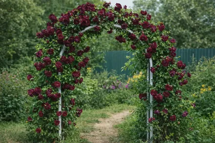 Троянда Чорний принц / Rosa Black Prince