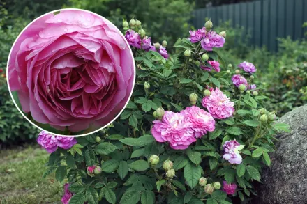 Rosa x centifolia / Троянда стопелюсткова