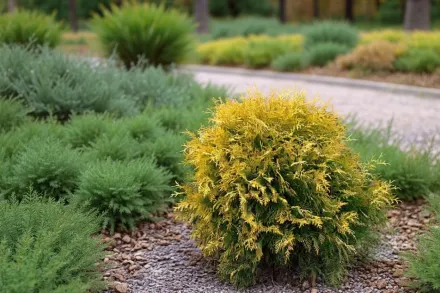 Глобоза Ауреа Туя західна / Thuja occidentalis Globosa Aurea