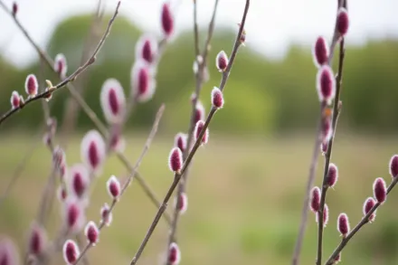 Маунт Асо Верба тонкостовбурова / Salix gracilistyla Mount Aso
