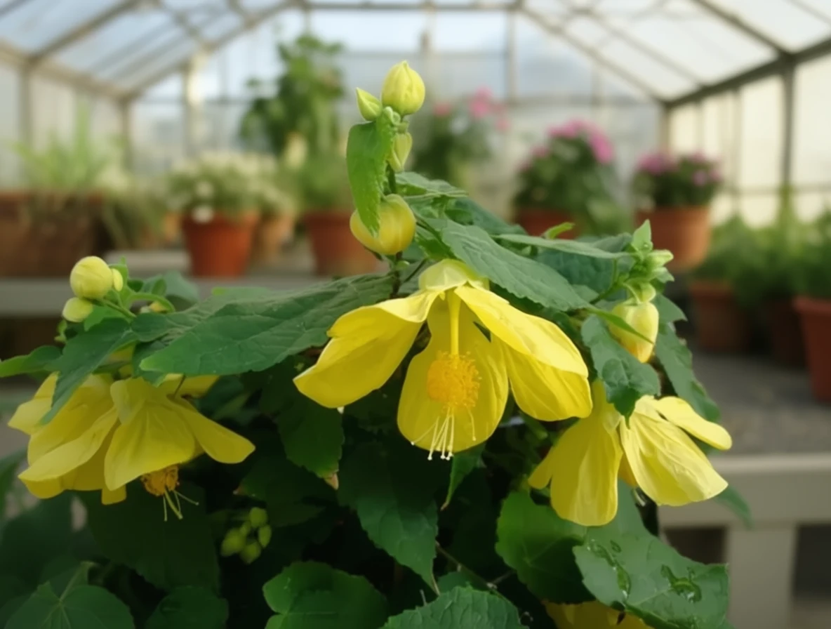 Абутилон Лакі Лантерн Йеллоу