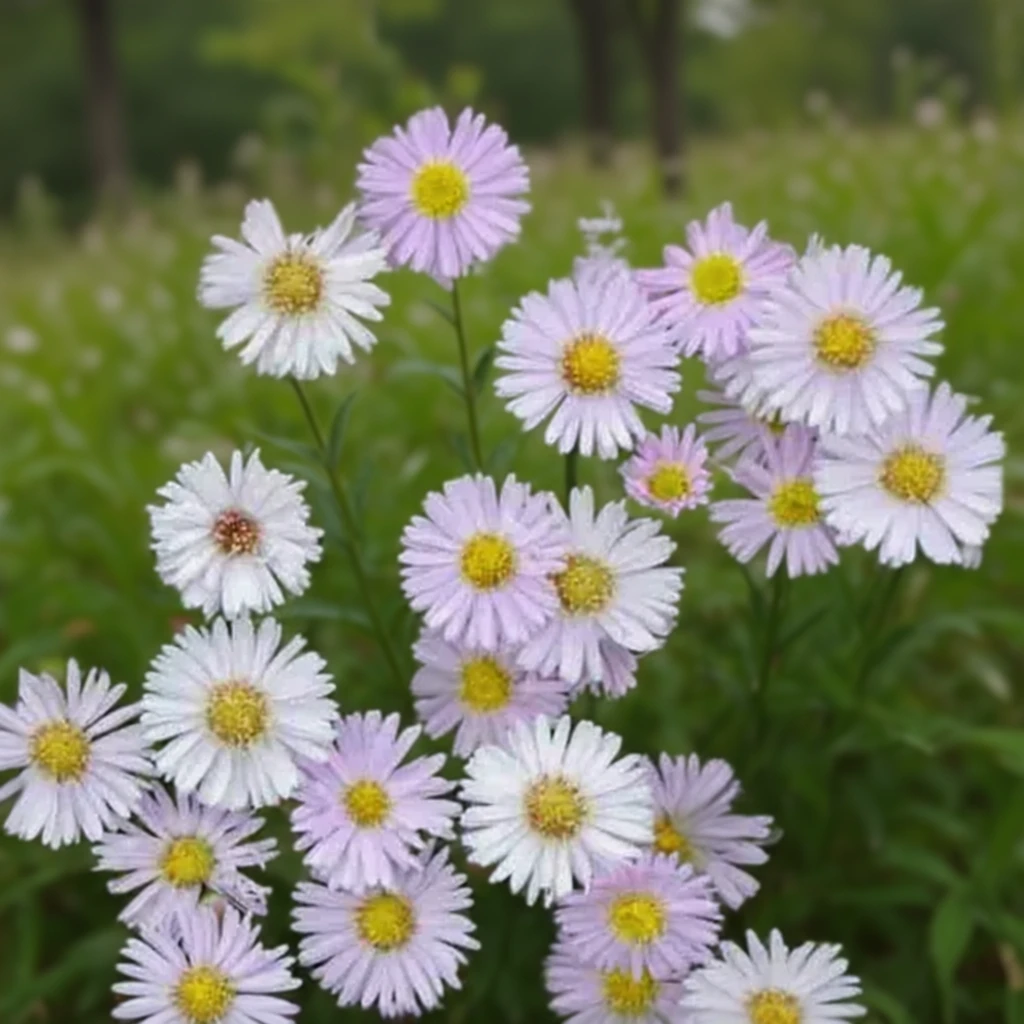 Айстра КІККІН Пінк Шіффон / Aster novae-angliae KICKIN Pink Chiffon
