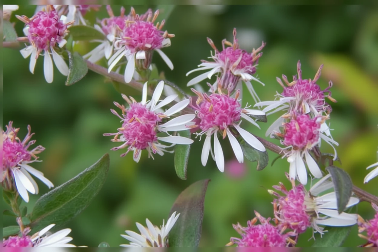 Айстра Леді ін Блек / Symphyotrichum lateriflorum Lady in Black