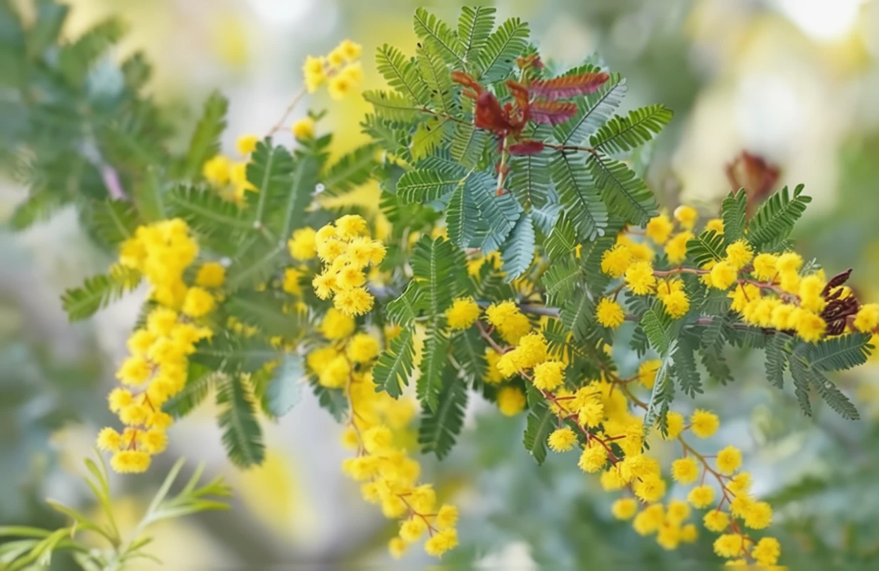 Акація Бейлі Пурпуреа / Acacia baileyana Purpurea