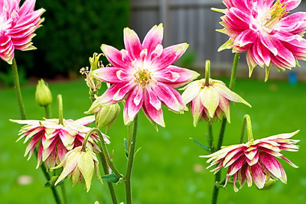 Аквілегія Нора Барлоу / Aquilegia vulgaris Nora Barlow