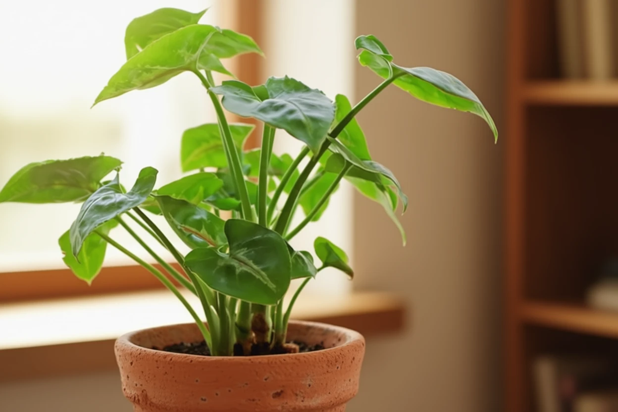 Алоказія кукуллата / Alocasia cucullata