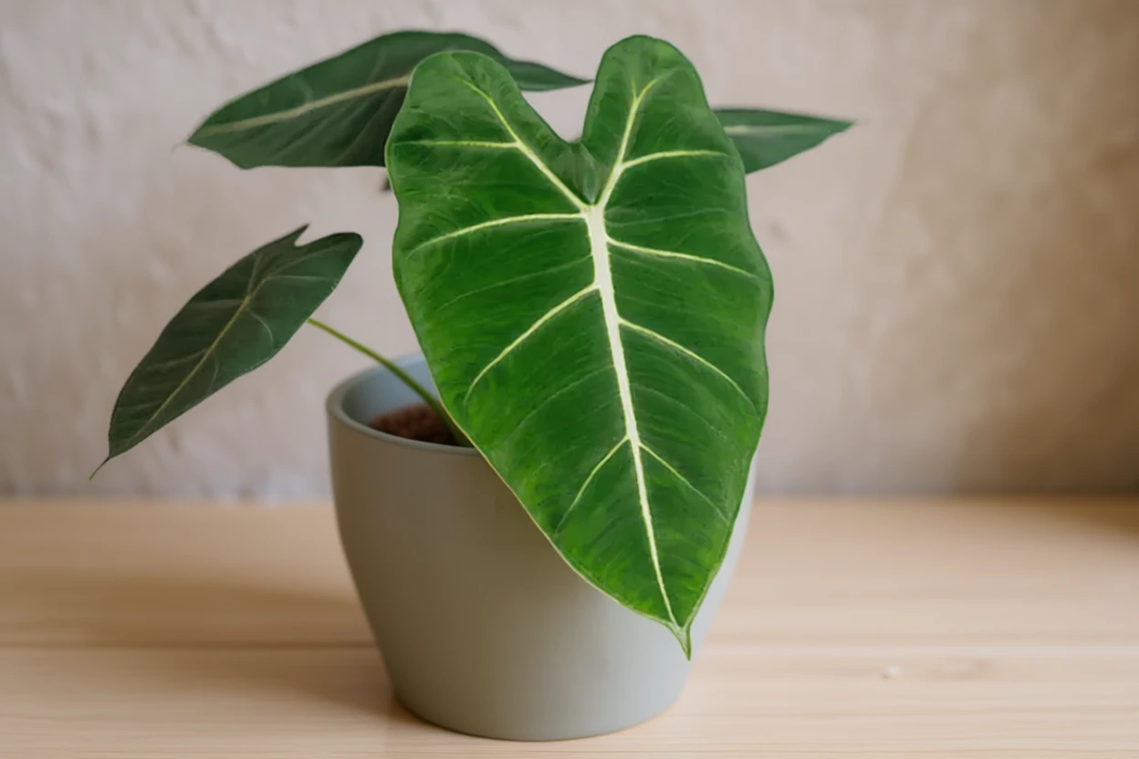 Алоказія Мішольца Фрідек / Alocasia micholitziana Frydek