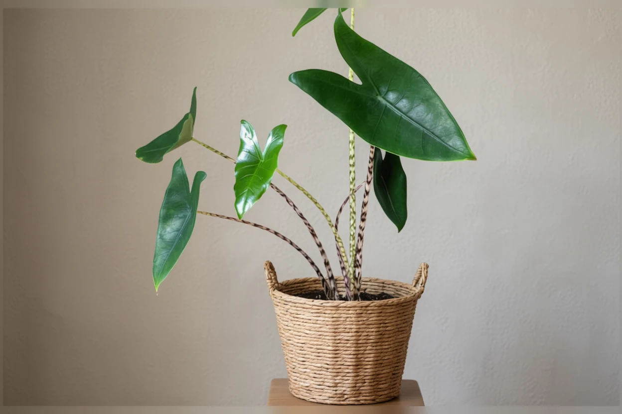 Алоказія зебріна