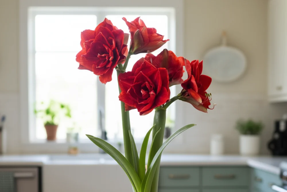 Черрі Німф Амариліс / Amaryllis Cherry Nymph