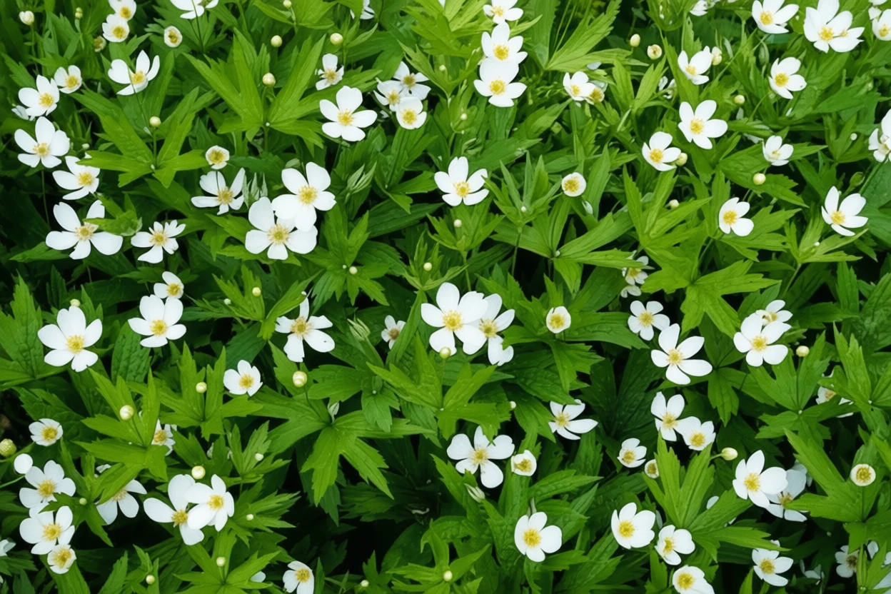 Анемона канадська / Anemone canadensis