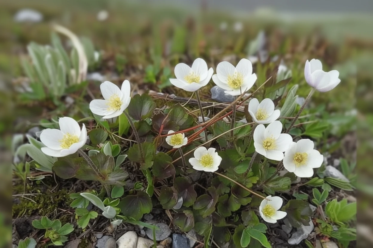 Анемона парвіфлора / Anemone parviflora