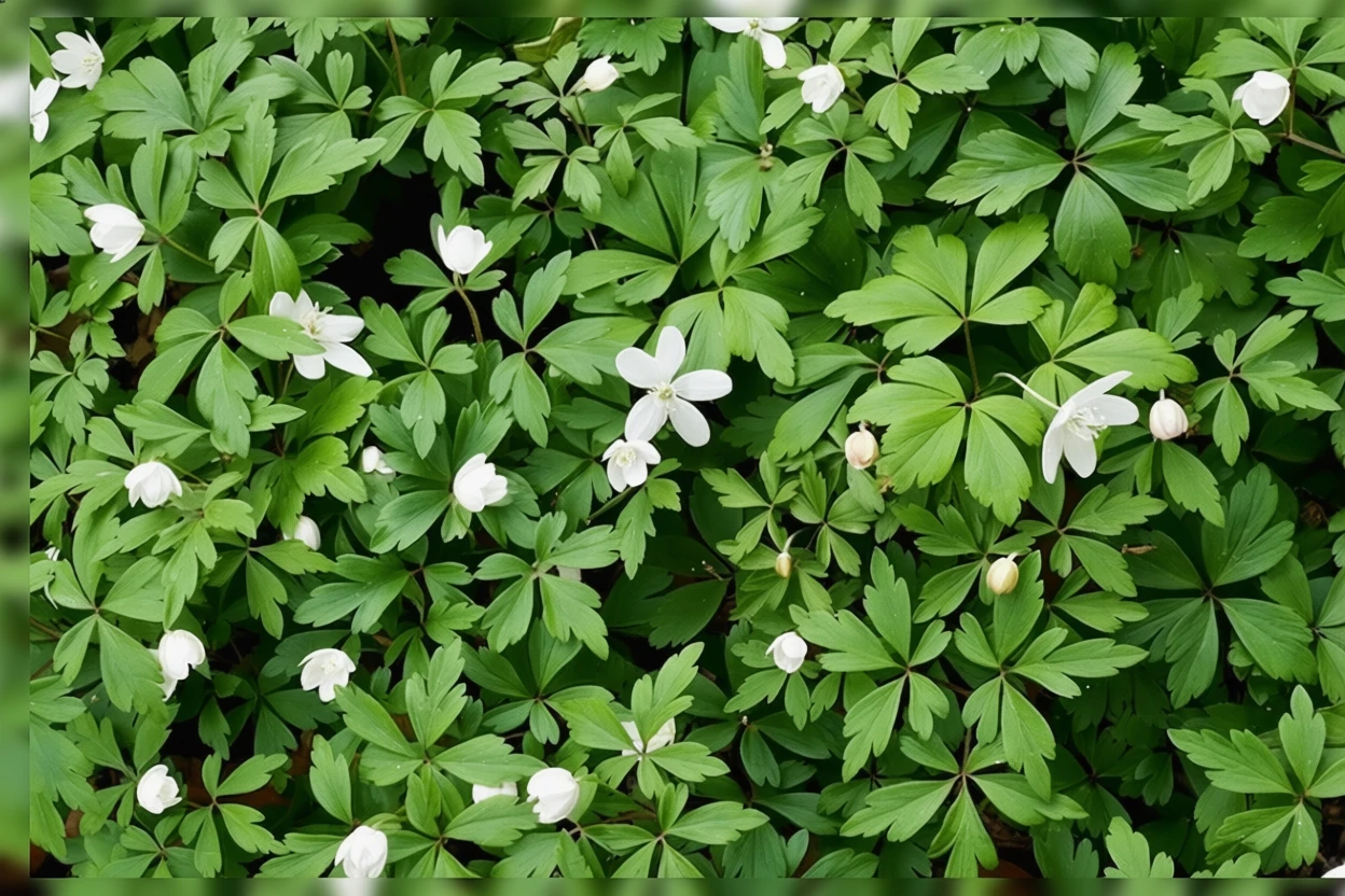 Анемона п’ятилопатева / Anemone quinquefolia