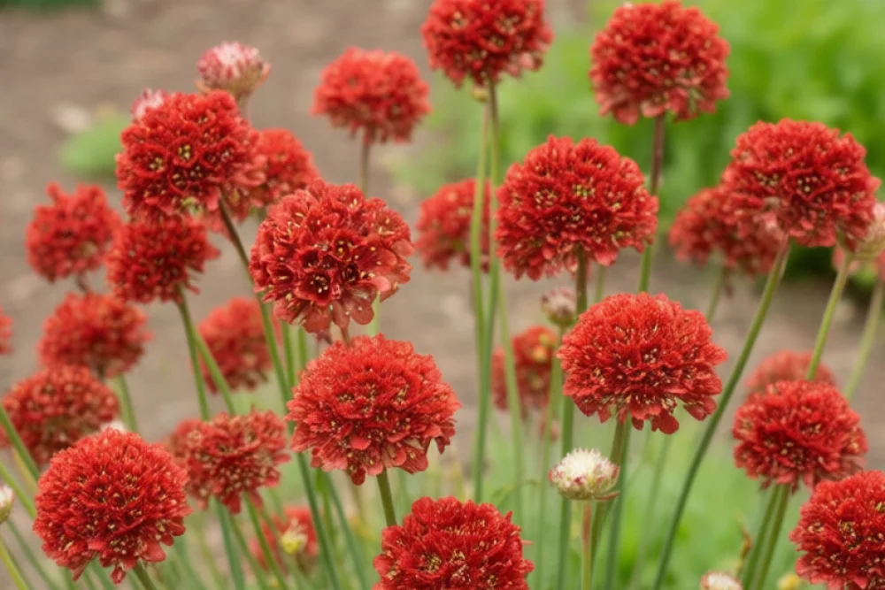 Армерія Балерина Ред / Armeria pseudarmeria Ballerina Red
