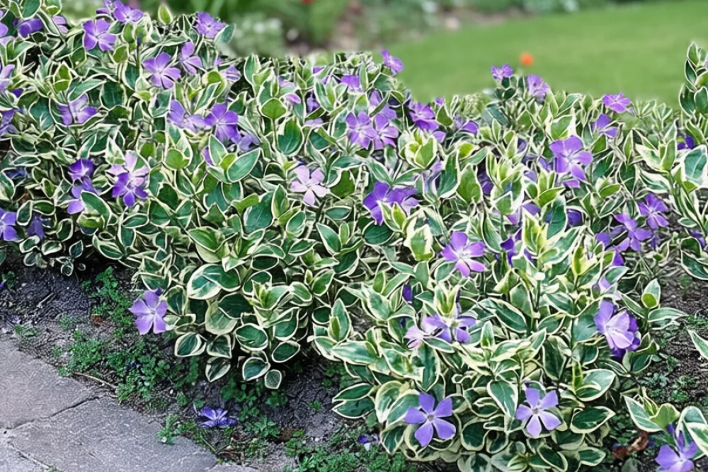 Барвінок великий Варієгата / Vinca major Variegata