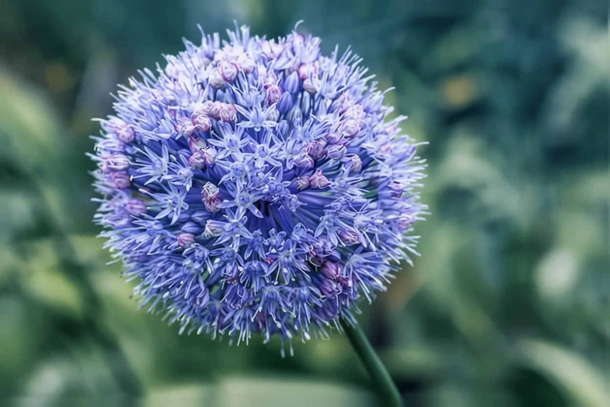 Блакитний алліум (церулеум) / Allium caeruleum
