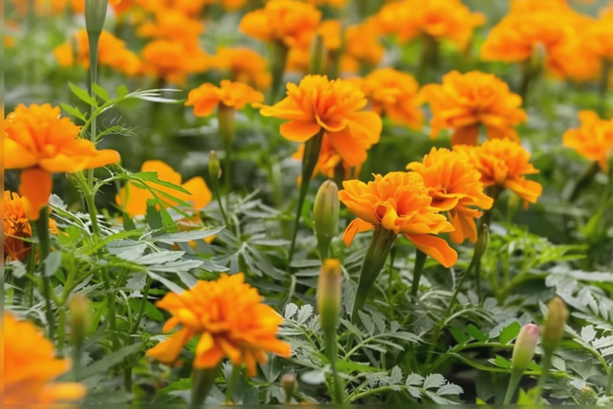 Чорнобривці дрібноквіткові / Tagetes patula