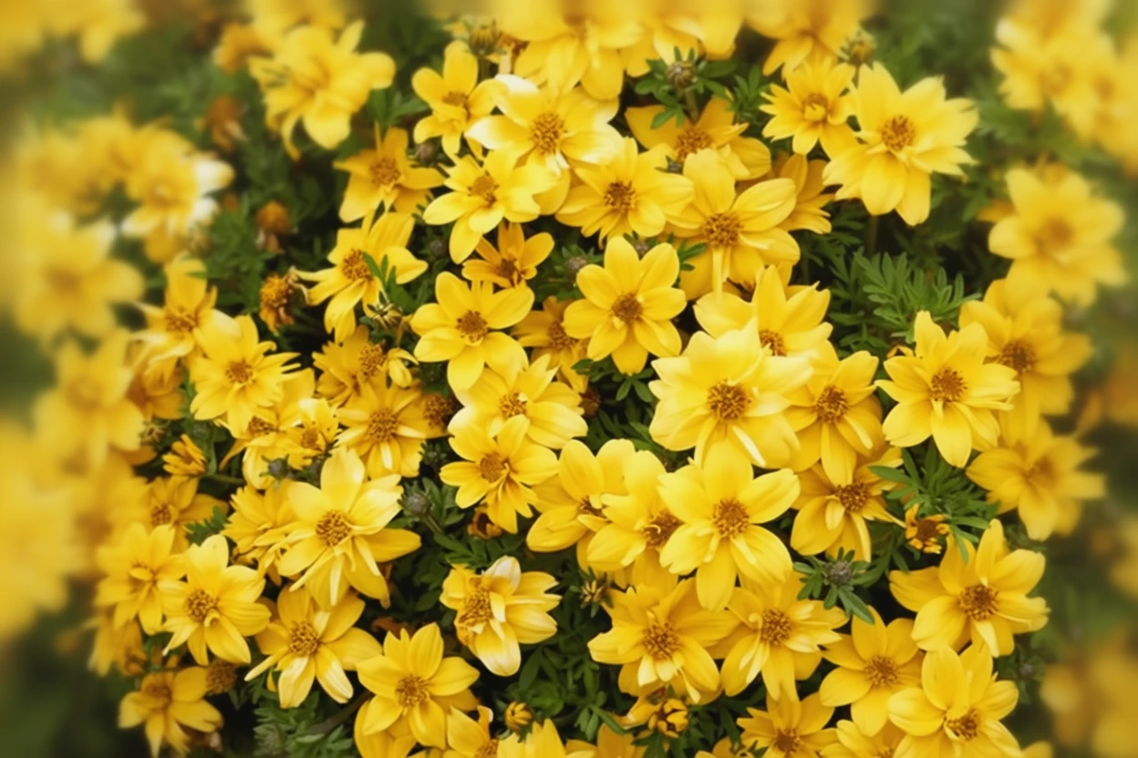 Чорнобривці Леммона / Tagetes lemmonii