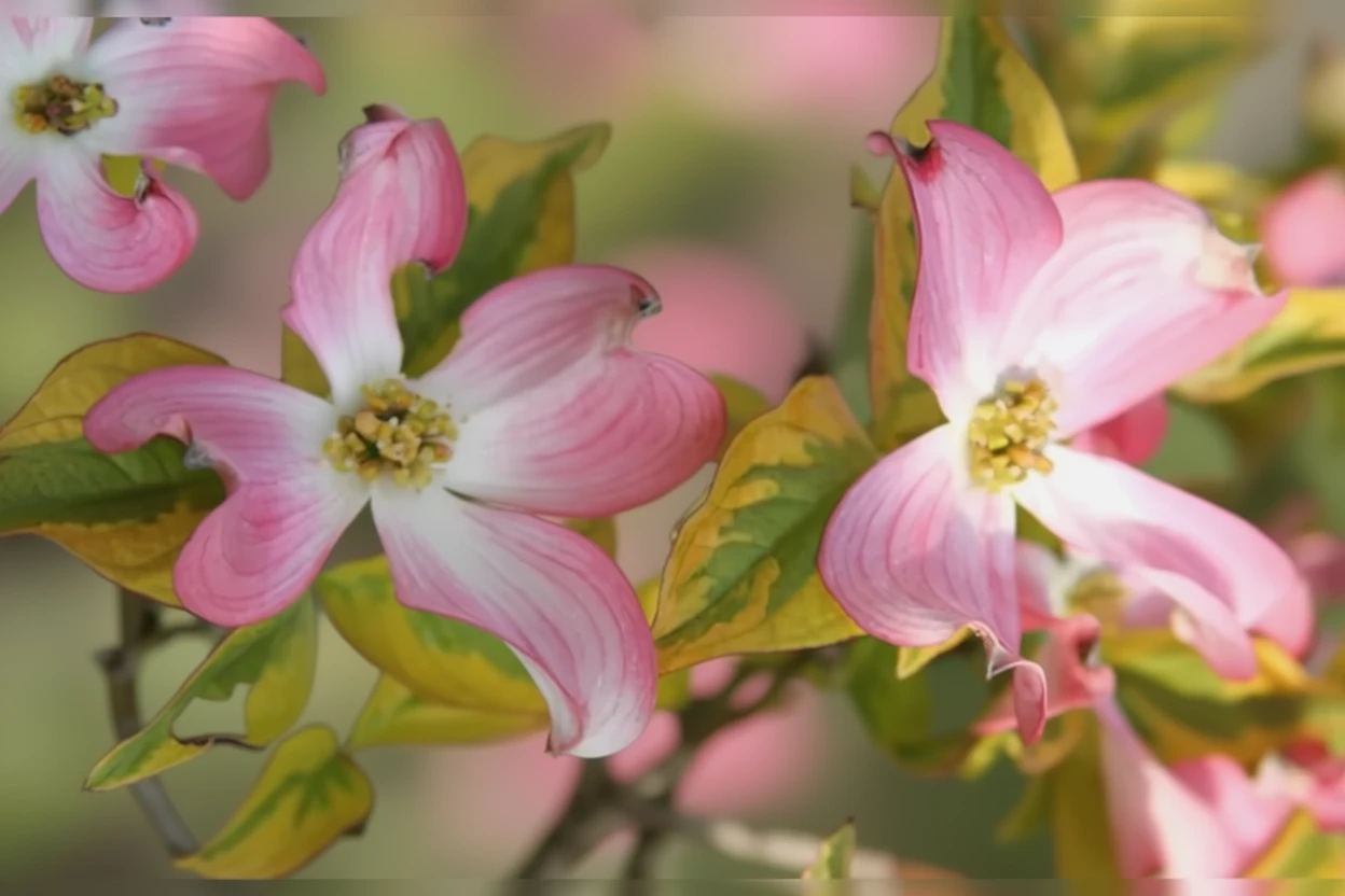 Дерен квітучий Черокі Сансет / Cornus florida Cherokee Sunset