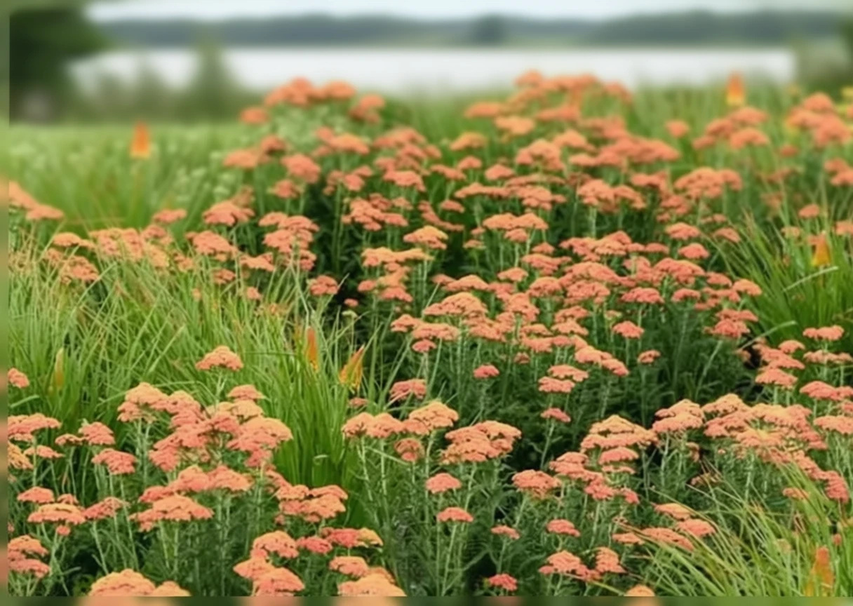 Деревій звичайний Файрфлай Піч Скай / Achillea millefolium Firefly Peach Sky