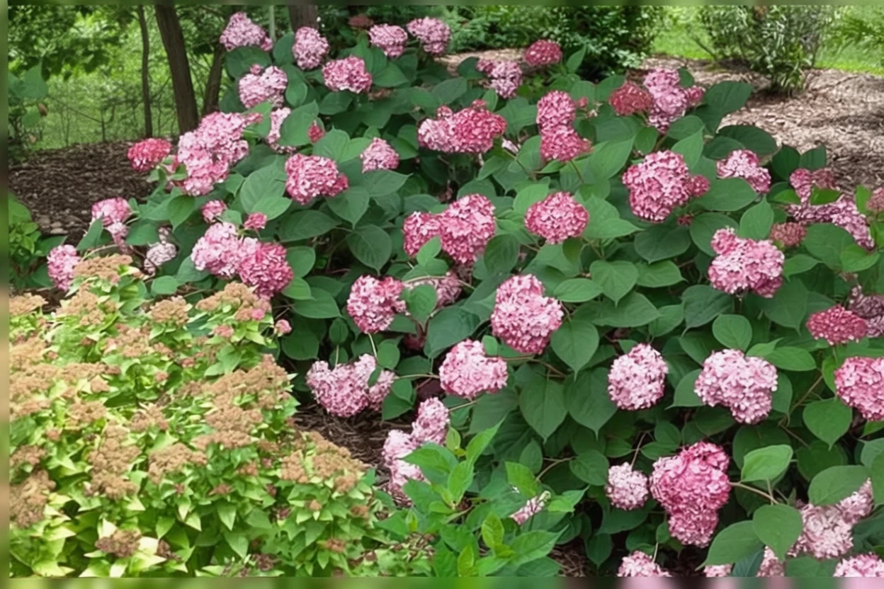 Деревовидна гортензія Інвінсібелл Рубі