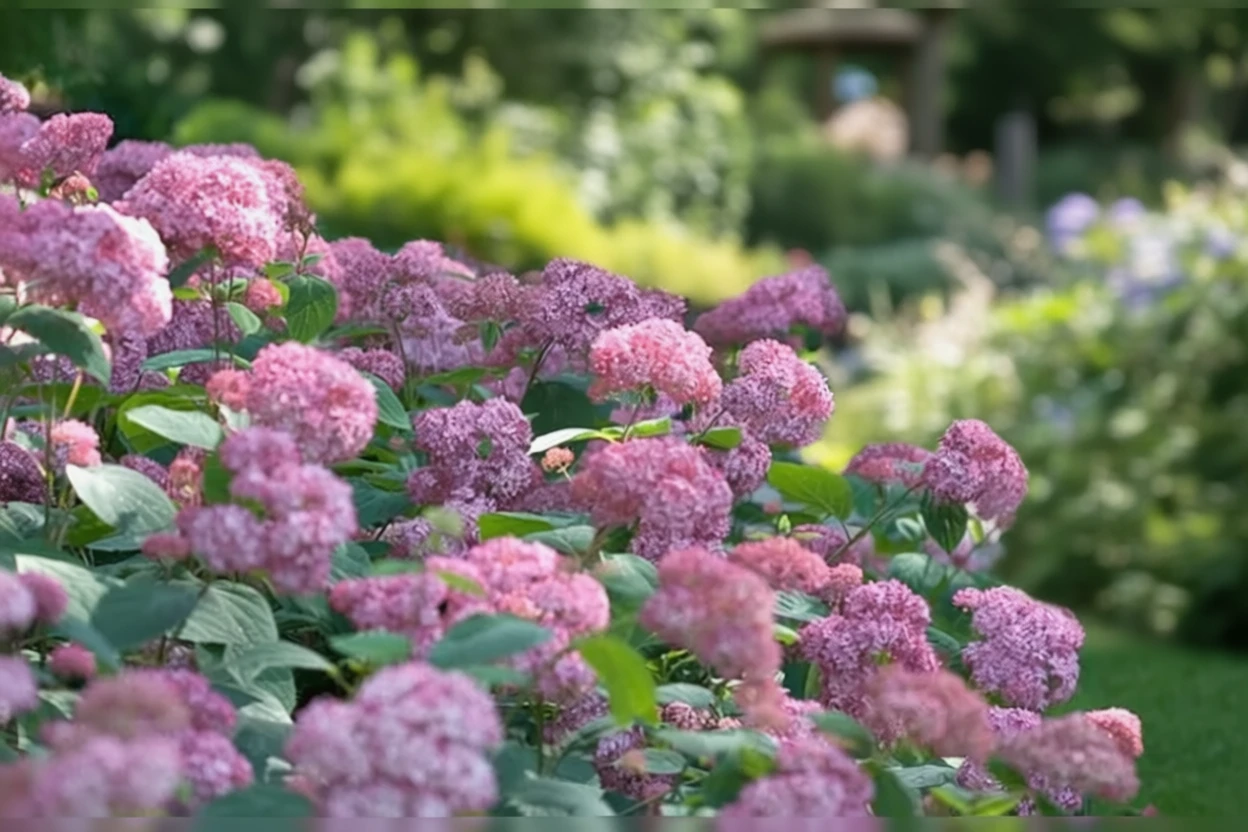 Деревовидна гортензія Інвінсібелл Спіріт / Hydrangea arborescens Invincibelle Spirit
