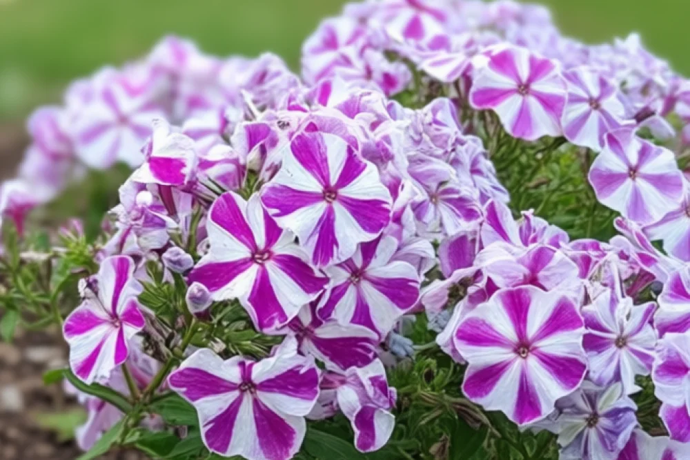 Флокс волотистий Кенді Твіст / Phlox paniculata Candy Twist