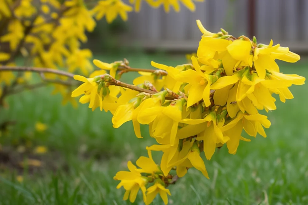 Форзиція Кумсон / Forsythia koreana Kumson
