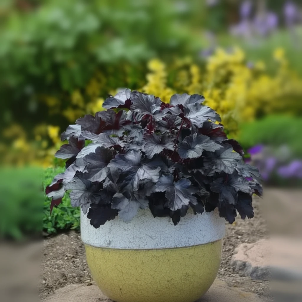 Гейхера Блек Перл / Heuchera Black Pearl